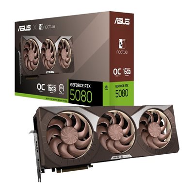 Asus GeForce RTX 5080 - Noctua OC Edition -näytönohjain, 16GB GDDR7