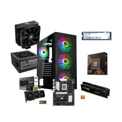 Jimm's DIY Asus RTX 5070 -tuotepaketti