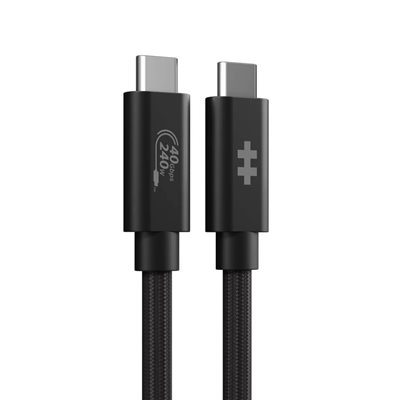 Targus HyperDrive Next USB4 USB-C -kaapeli, 1,2m, musta