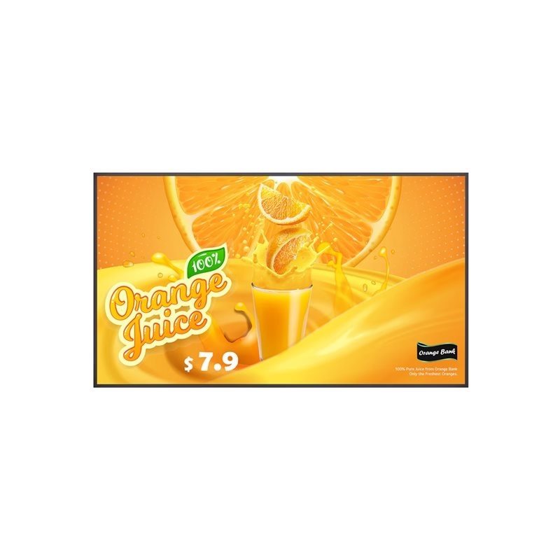 LG 43" 43UH5Q-E, 4K UHD -infonäyttö, musta
