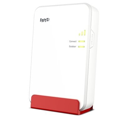 FRITZ! Repeater 1610 Outdoor Edition, Dual Band AX3000 Wi‑Fi 6 -ulkotoistin, valkoinen