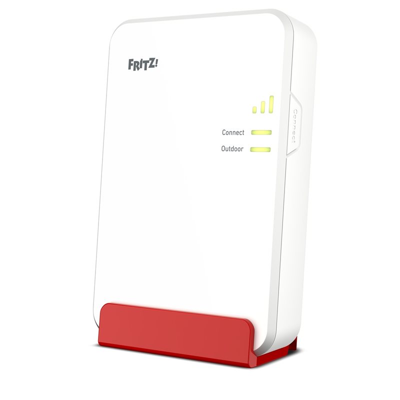 FRITZ! Repeater 1610 Outdoor Edition, Dual Band AX3000 Wi‑Fi 6 -ulkotoistin, valkoinen