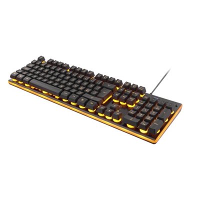 Deltaco Gaming GAM-021, taustavalaistu anti-ghosting pelinäppäimistö, musta