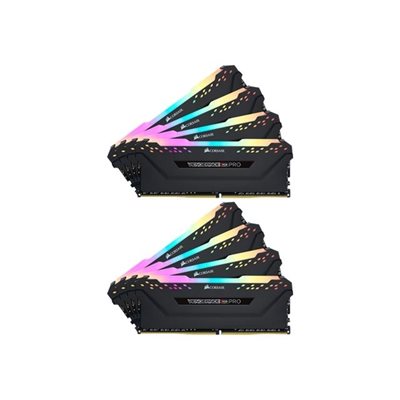 Corsair 256GB (8 x 32GB) Vengeance RGB PRO, DDR4 3200MHz, CL16, 1.35V, musta