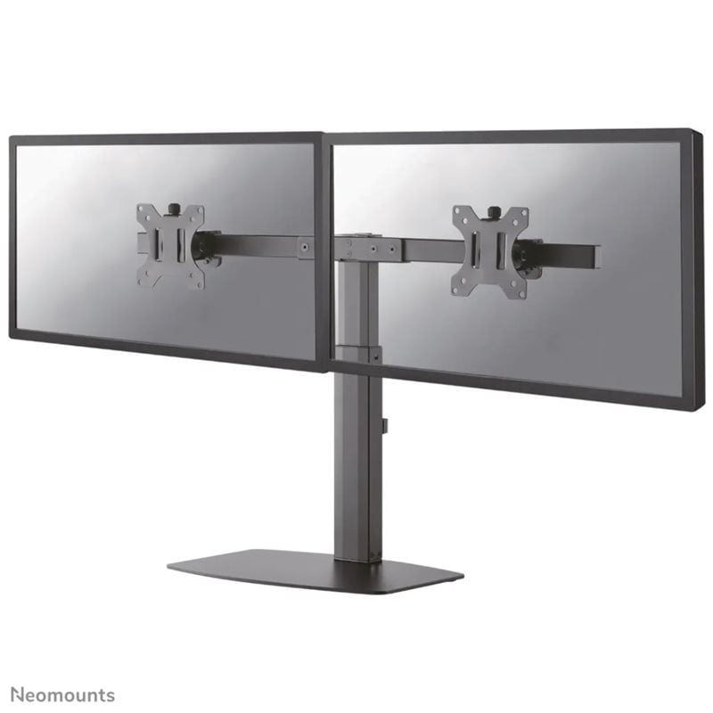 Neomounts by Newstar 10-27" x2 monitor desk mount, -pöytäteline kahdelle näytölle, musta