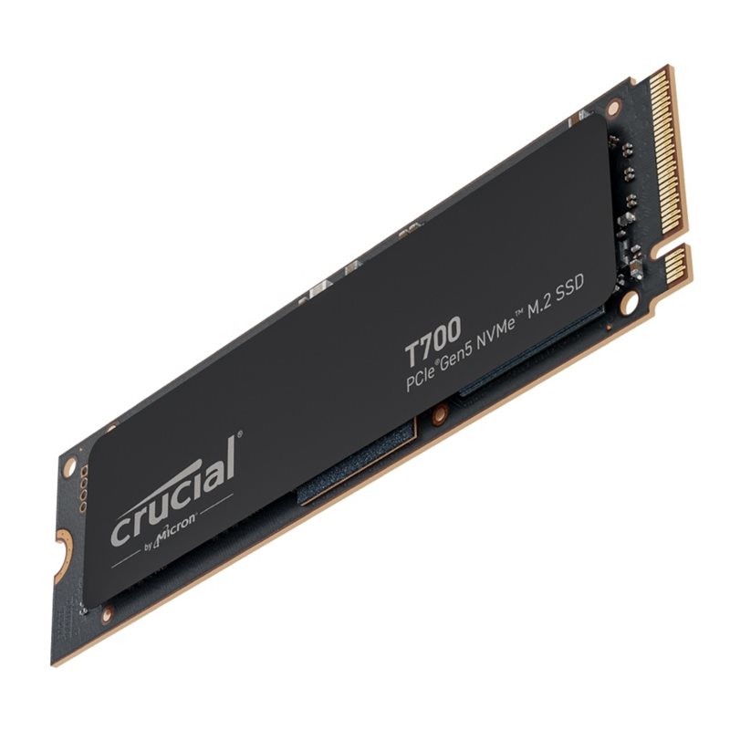 Crucial 1TB T700 PCIe Gen5 NVMe SSD, M.2 2280, 11 700/9500 MB/s