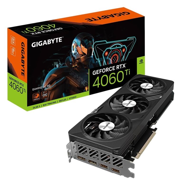 Gigabyte GeForce RTX 4060 Ti GAMING OC -näytönohjain, 8GB GDDR6