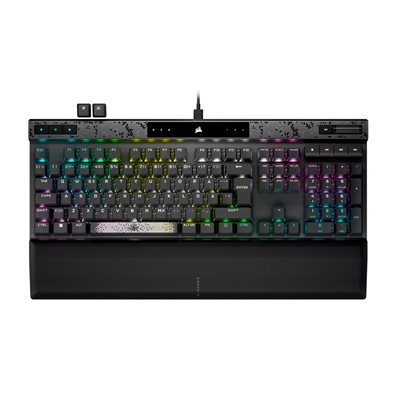 Corsair K70 MAX RGB, magneettis-mekaaninen pelinäppäimistö, teräksenharmaa