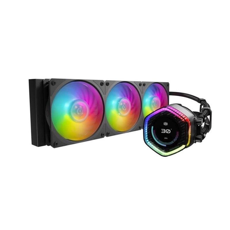 Cooler Master MasterLiquid 360 ION, 360mm AIO-nestejäähdytysratkaisu prosessorille, musta