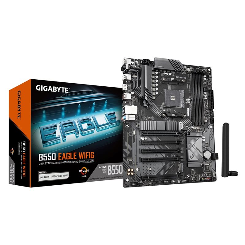 Gigabyte B550 EAGLE WIFI6, ATX-emolevy