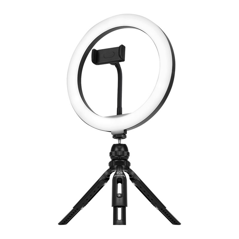 Streamplify (Outlet) LIGHT 10, 10"/26cm Ring Light -kuvausvalo, musta