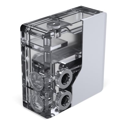 Phanteks Glacier EZ-Fit 120RES-DDC Body, nestesäiliö DDC pumpulle, valkoinen