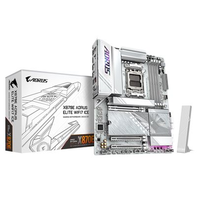 Gigabyte X870E AORUS ELITE WIFI7 ICE, ATX-emolevy