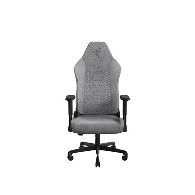 Razer Iskur V2 X - Light Gray Edition, kangasverhoiltu pelituoli, harmaa