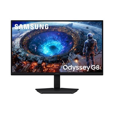 Samsung 27" Odyssey G8 (G80HF), 180/360Hz 5K/QHD -pelimonitori, musta