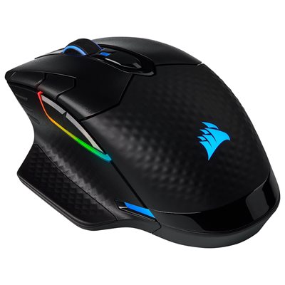 Corsair DARK CORE RGB PRO, langaton optinen FPS/MOBA -pelihiiri, 18 000 dpi, musta