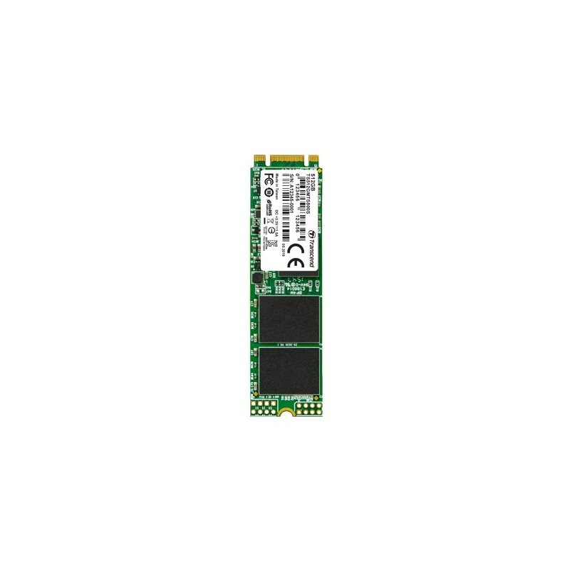 Transcend 64GB M.2 SSD 800S, M.2 SSD-levy, SATA III, 520/100 MB/s