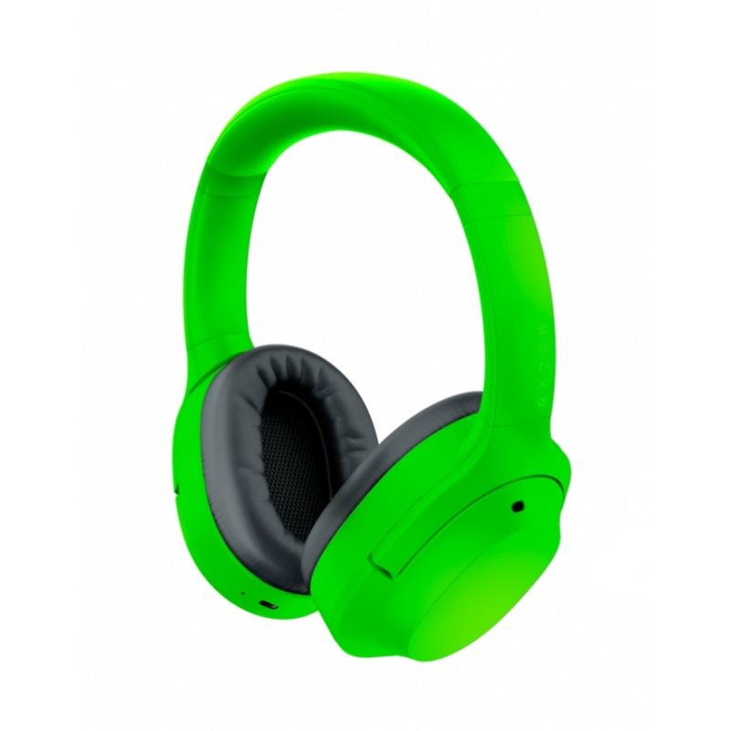 Razer Opus X - Green, langattomat Bluetooth -kuulokkeet mikrofonilla, ANC, vihreä