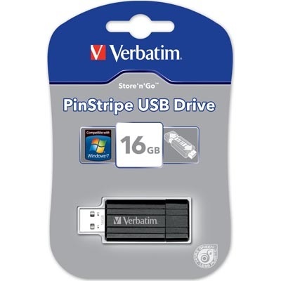 Verbatim USB 2.0 muisti, Store'N'Go, 16GB, PinStripe
