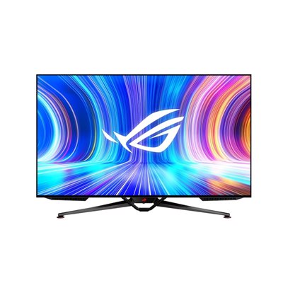 Asus 47,5" ROG Swift OLED PG48UQ, 138Hz (OC) 4K-pelimonitori, musta/harmaa (Tarjous! Norm. 1799,00€)