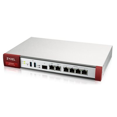 ZyXEL ZyWALL ATP200 -palomuuri, harmaa/punainen