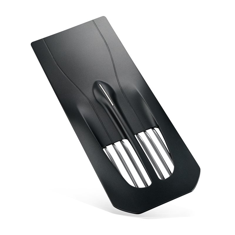 PowerColor INTRUSIVE Swappable Backplate, näytönohjaimen vaihdettava taustalevy, musta