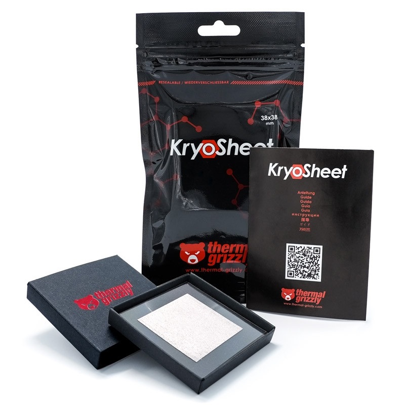 Thermal Grizzly KryoSheet thermal pad - 38 x 38 mm