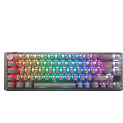 Ducky One 3 - Aura Black Nordic - SF 65% - Cherry Red, mekaaninen näppäimistö