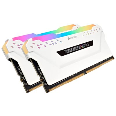 Corsair 32GB (2 x 16GB) Vengeance RGB PRO, DDR4 3200MHz, CL16, 1.35V, valkoinen