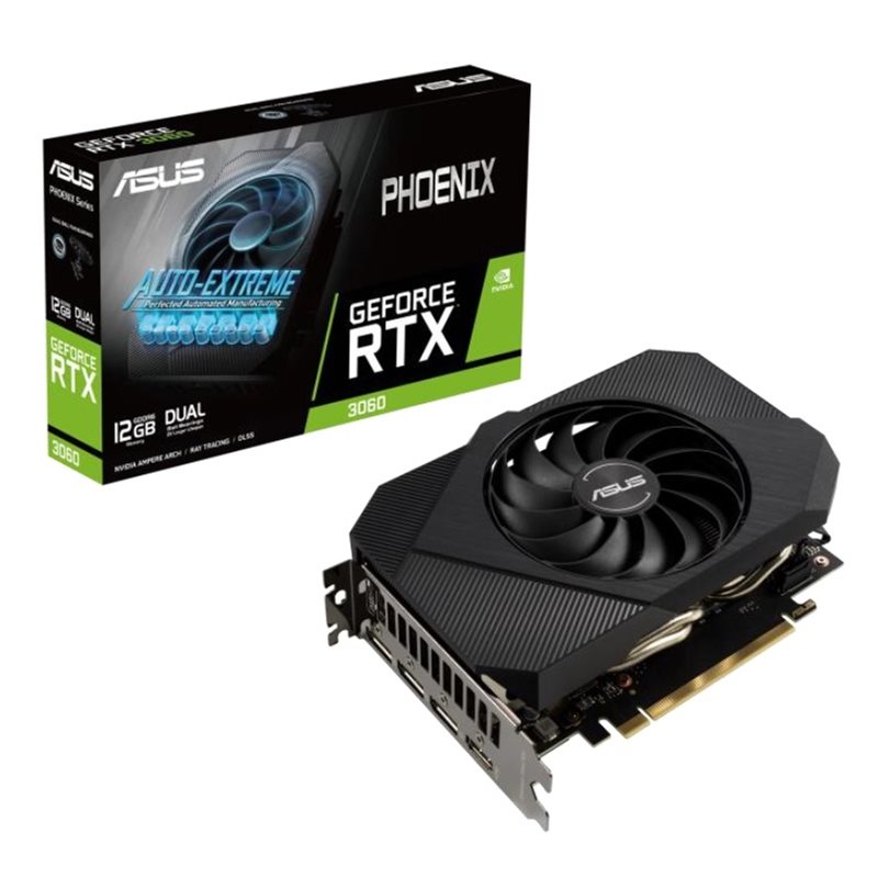 Asus (Outlet) GeForce RTX 3060 PHOENIX (LHR) -näytönohjain, 12GB GDDR6