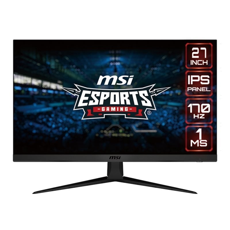 MSI (Outlet) 27" G2712, 170Hz Full HD -pelimonitori, musta