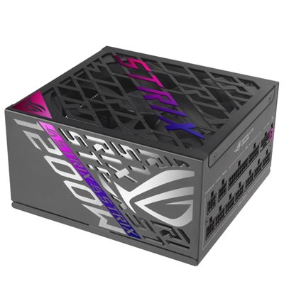 Asus 1200W ROG STRIX Platinum, ATX-virtalähde, 80 Plus Platinum, musta