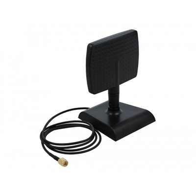 DeLock WiFi6 ympärisäteilevä antenni, RP-SMA, 4dBi, 802.11 ac/ax, musta