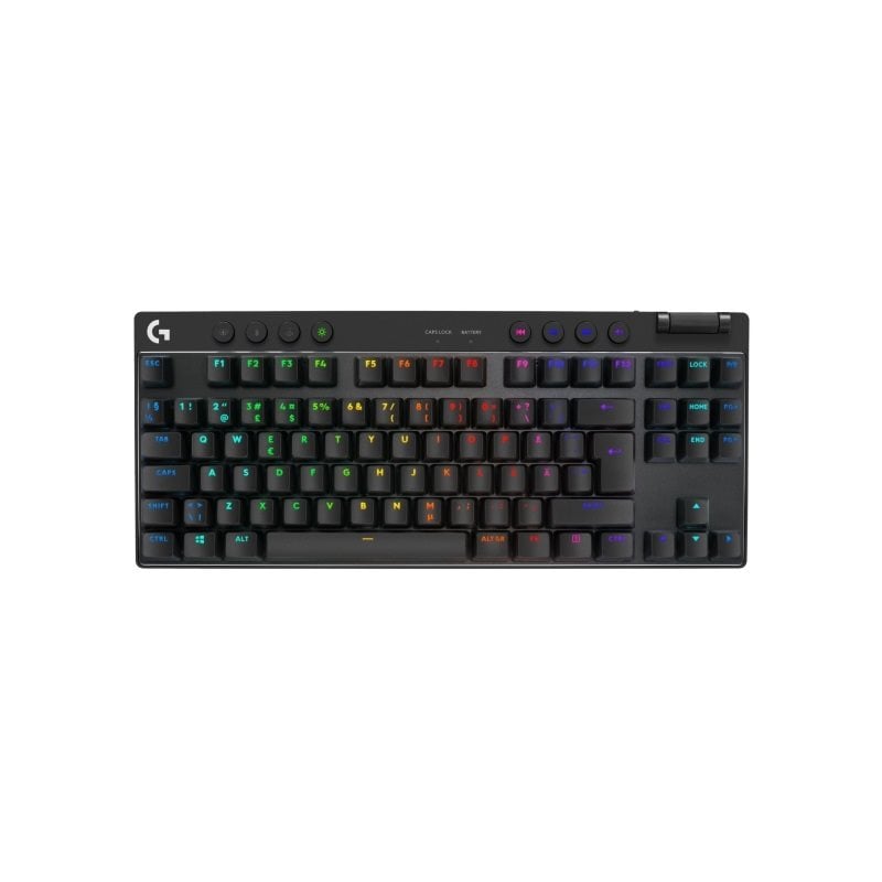 Logitech G PRO X TKL LIGHTSPEED, langaton mekaaninen pelinäppäimistö, GX Red Linear