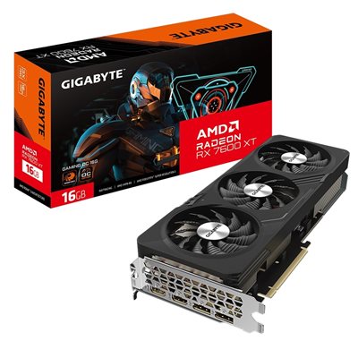Gigabyte (Outlet) Radeon RX 7600 XT GAMING OC -näytönohjain, 16GB GDDR6