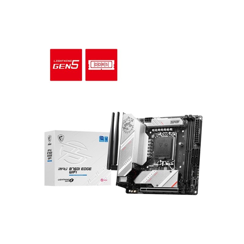 MSI (Outlet) MPG B760I EDGE WIFI, Mini-ITX -emolevy