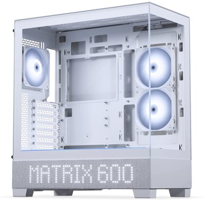 Phanteks XT View LED Matrix, ikkunallinen miditornikotelo, Grey White