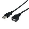 StarTech.com 2.0 USB-A -jatkokaapeli, uros-naaras, 1,8m, musta
