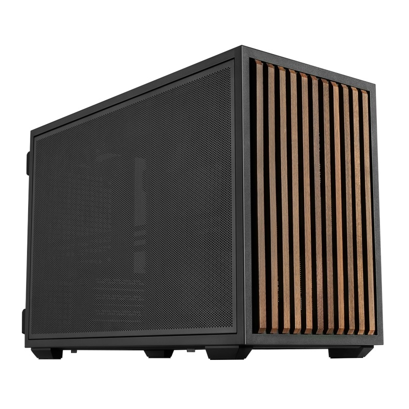 Lian Li Dan Cases B4 Wood, mATX-kotelo, musta