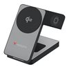 Verbatim 10 000mAh Charge 'n' Go Qi2, varavirtalähde, Magsafe + Watch, USB-C PD 30W, harmaa