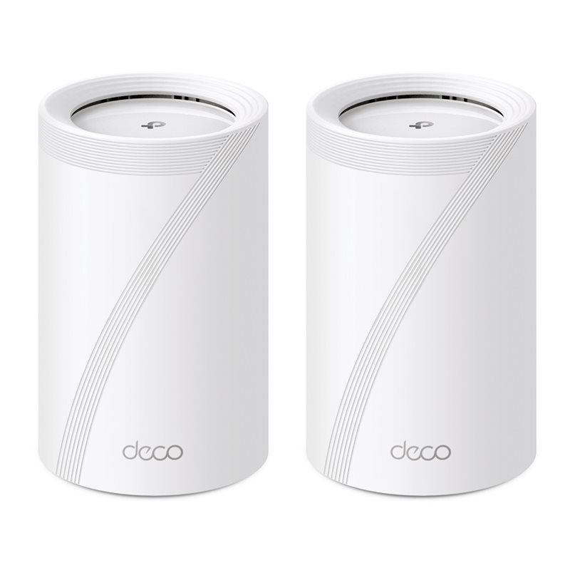 TP-Link Deco BE65, Tri Band BE9300 Wi‑Fi 7 -Mesh-järjestelmä, valkoinen, 2 kpl