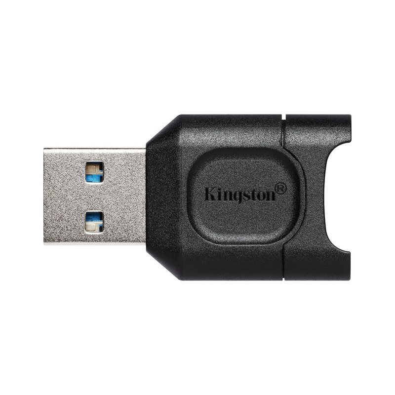 Kingston MobileLite Plus microSD -kortinlukija, USB 3.2 Gen1, UHS-II, musta