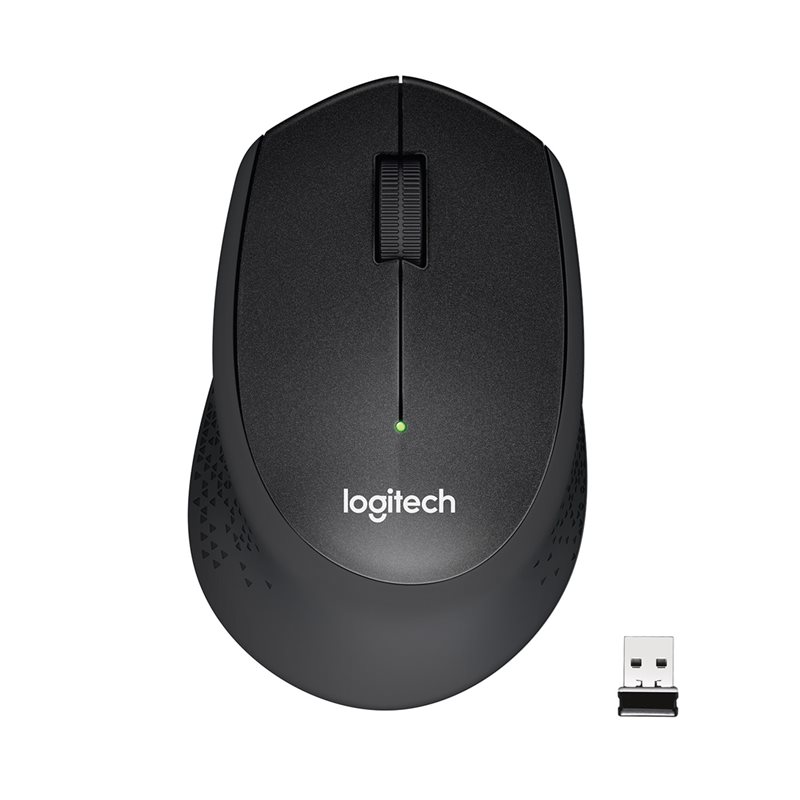 Logitech M330 Silent Plus, 2.4GHz langaton hiiri, musta