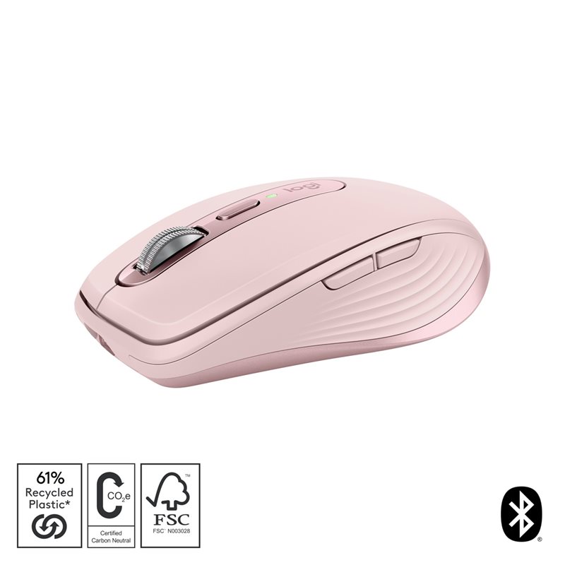 Logitech MX Anywhere 3S -langaton hiiri, roosa