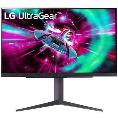 LG 27" 27GR93U-B, 144Hz 4K UHD -pelimonitori, musta