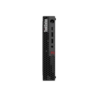 Lenovo ThinkStation P3 Tiny, MiniPC -työasema, musta