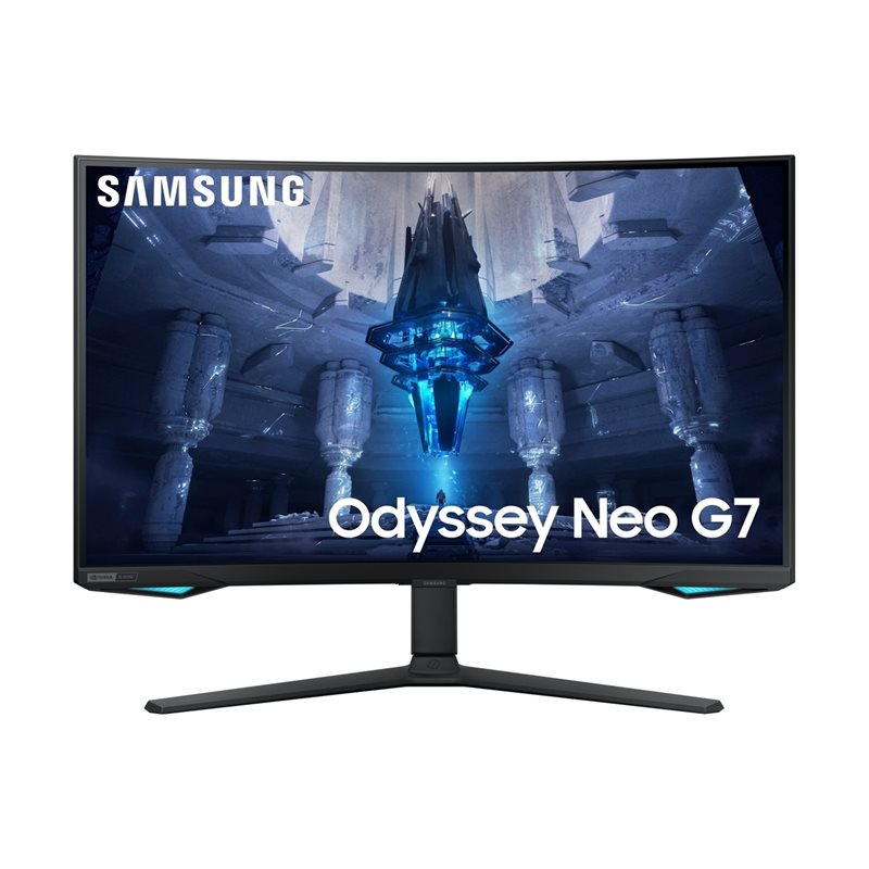 Samsung (Outlet) 32" Odyssey Neo G7 S32BG75, 165Hz kaareva UHD-pelimonitori, musta