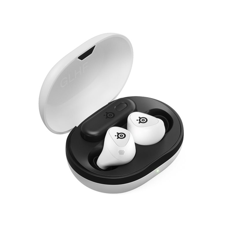 SteelSeries Arctis GameBuds, langattomat -nappikuulokkeet PS5, PC ja mobile, valkoinen