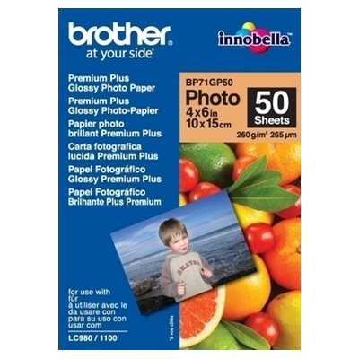 Brother Premium Plus Valokuvapaperi 10x15cm (50 arkkia)