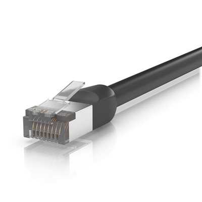 Ubiquiti S/FTP Cat5e UniFi suojattu laitekaapeli ulkokäyttöön, 1m, musta